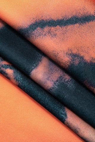 Sonicelife-Tie Dye Eye Print Midi Skirt