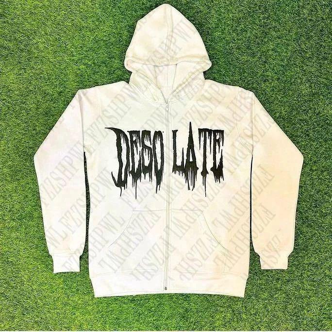 Sonicelife Punk Personality Pattern Y2K Women's Clothing Winter Warm Fashion High Street Zip Hoodies Harajuku Metal Rock Maiden Streetwear