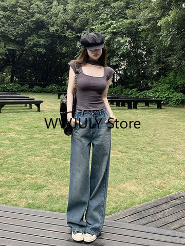 Sonicelife Basic Grey Y2k Crop Tops Office Lady Slim Bodycon T Shirts Casual Korean Fashion Party Tees Woman Short Sleeve 2025 Summer Chic