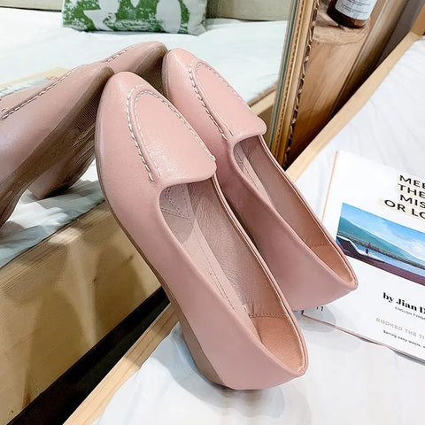 Sonicelife Summer Shoes Shallow Mouth Autumn Bow-Knot Female Footwear Pointed Toe Casual Sneaker 2025  Fall Butterfly Nurse Dress