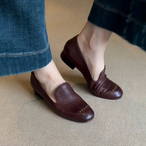 Sonicelife 2025  New Women Ballet Flats ShoesSlip on Loafers Soft Leather Women's Moccasins Shallow Boat Shoes Ballerina Zapatos Mujer
