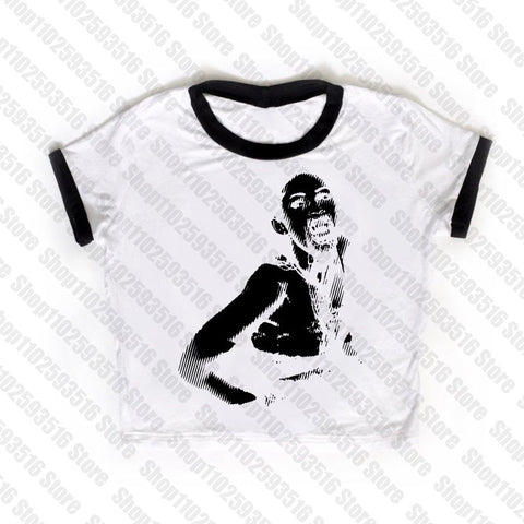 Sonicelife Y2k style Crop Top Summer Gothic Slim Vintage emo Graphic Baby Tee emo Cute Punk Hip Hop Women Crop top Short Sleeve Streetwear