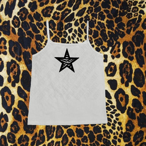 Sonicelife Harajuku Sling Geometric Print Slim Streetwear Y2K emo Crop tops 90s Aesthetic Punk Woman Halter tops Casual Sleeveless Clothing