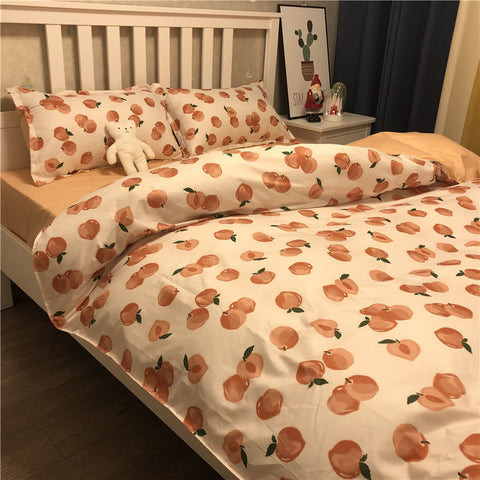 Sonicelife Ins Style Fashion Butterfly Bedding Set For Girls Boys Double Size Flat Sheet Duvet Cover Pillowcase Bed Linen Home Textile