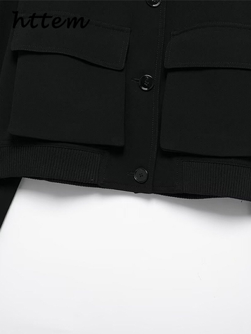 Sonicelife Elegant Knitted Black Cardigan Women Casual O-neck Single Breasted Long Sleeve Pockets Sweater 2024 Autumn Lady Commute Sweaters