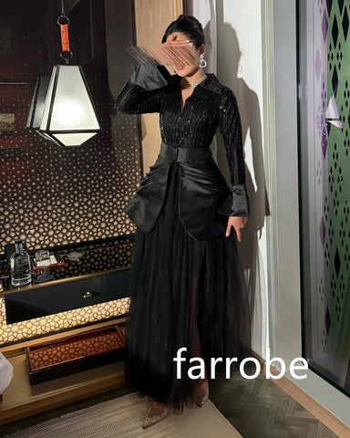 Sonicelife Customized Sexy Net Pleat A-line V-neck Midi Dresses Bespoke Occasion Dresses Classic Exquisite Modern Style Pastrol Unisex Chin (PRE-ORDER)
