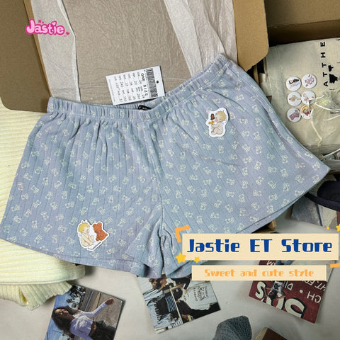 Sonicelife American 2025 New Women's Super Shorts Low Waiste Floral Print Sweet Girls Pant Casual Slim Home Shorts Y2K Cotton Trouser