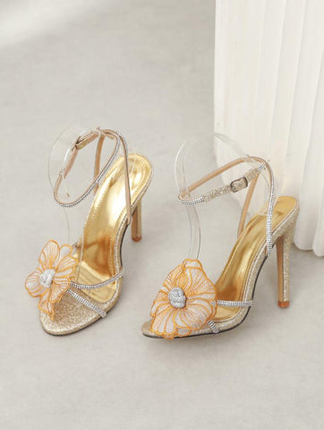 thanksgiving outfit Sonicelife Liz Embellished Butterfly High Heels