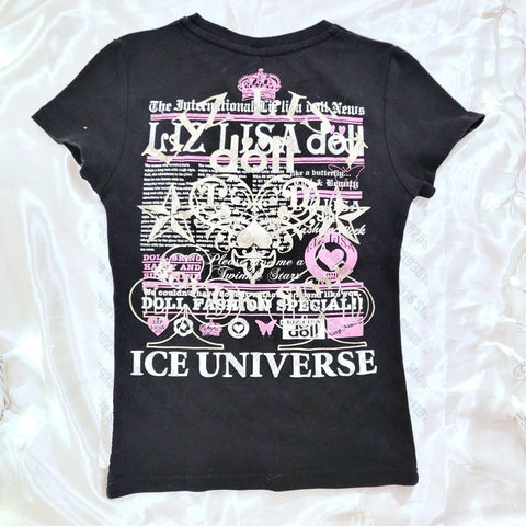 Sonicelife Trashy Y2k Tops 90s Vintage Clothes for Women Women's T-shirts Kpop Graphic Tees Y2k Top Woman Clothing Goth Gothic Kawaii Emo