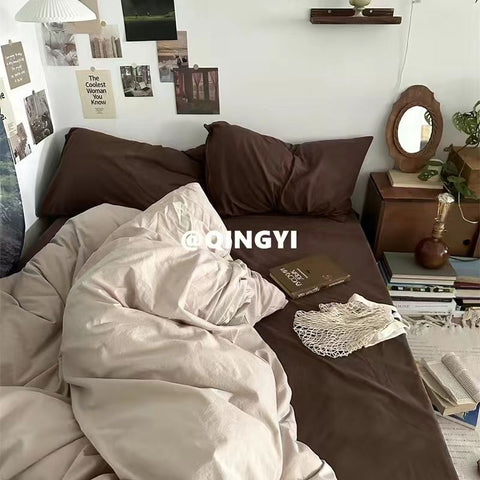 Sonicelife Doughnut Soft And Cute Donut Bedding Set Ins Linen And Duvet Cover With Pillowcases Single Double Full Size For Kids Adults