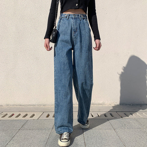 Sonicelife Draped straight-leg mopping pants