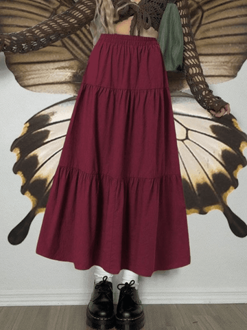 Sonicelife Fairy Tiered Maxi Skirt