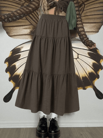 Sonicelife Fairy Tiered Maxi Skirt