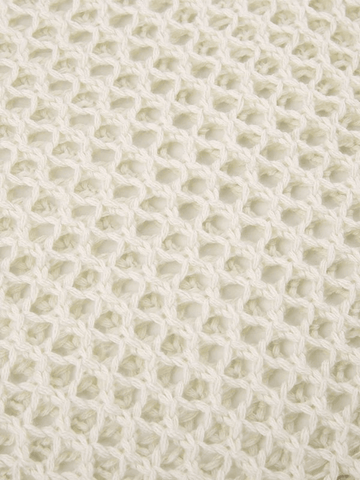 Back To School Sonicelife Hollow Out Star Crochet Knit Top