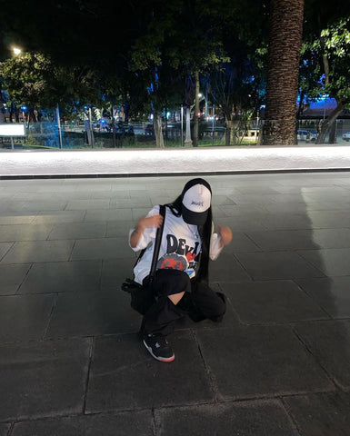 Back To School Sonicelife American Style Retro White Cartoon Skull Short-sleeved T-shirt Women's Summer European And American Street Instagram Popular Brand Top