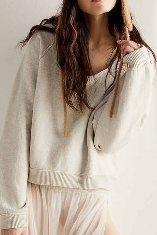Sonicelife Contrast Crew Neck Knitted Sweater