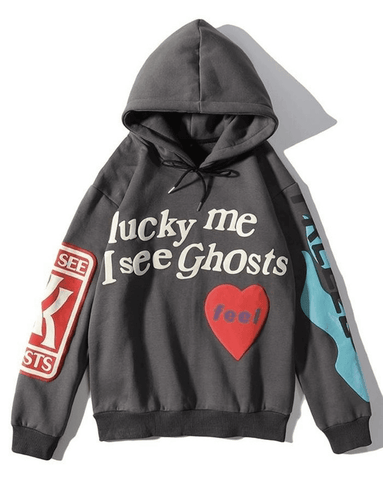 Back To School Sonicelife Letters Printed Long Sleeve Hoodie