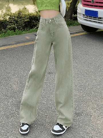 Sonicelife Light Wash Baggy Boyfriend Jeans