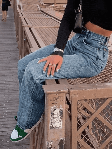 Sonicelife Light Washed Boyfriend Jeans