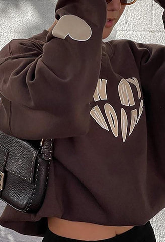 Back To School Sonicelife Love Letter Crew Sweatshirt