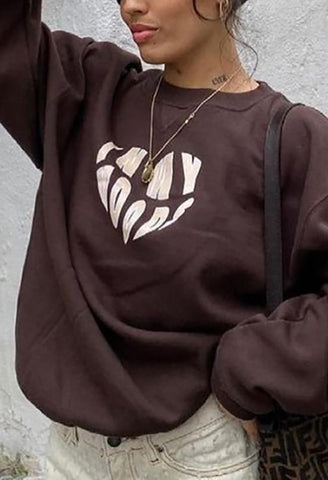 Back To School Sonicelife Love Letter Crew Sweatshirt