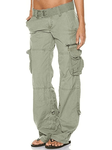 Sonicelife Low Waist Baggy Parachute Cargo Pants