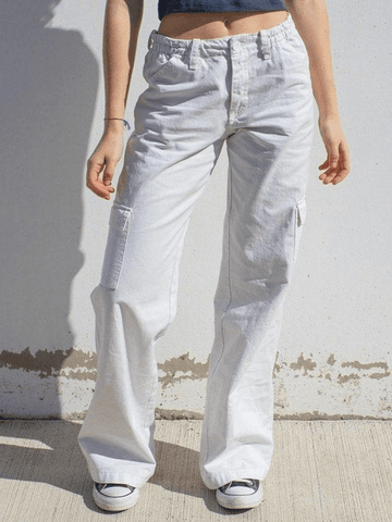 Sonicelife Low Waist Y2K Straight Leg Pants