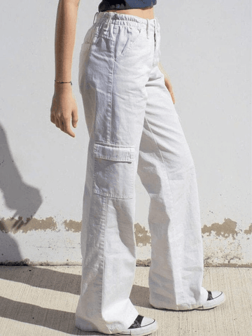 Sonicelife Low Waist Y2K Straight Leg Pants