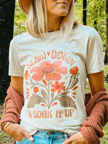 Sonicelife-Slow Down Graphic Tee