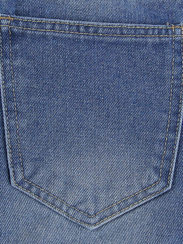 Sonicelife Vintage Washed Heart Print Jeans