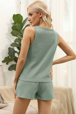 Sonicelife-ARO LORA Hygeia Waffle Knit Casual Set