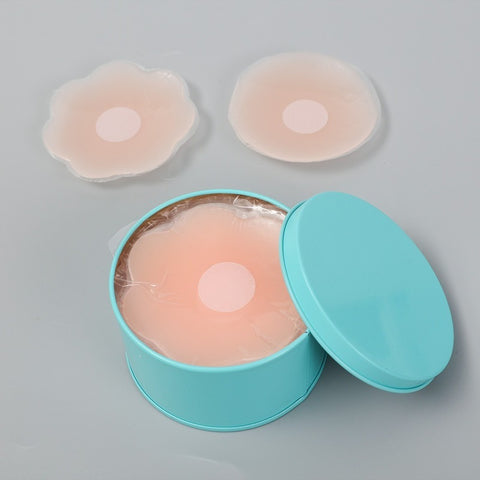 Sonicelife - 2/12pcs Reusable Nipple Covers, Strapless Invisible Self-adhesive Breast Lift Pasties, Women's Lingerie & Underwear Accessories