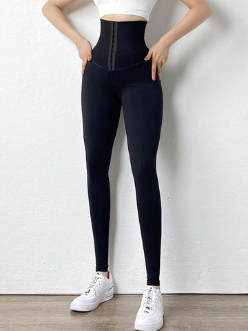Sonicelife 2024 New Fashion Woman Bottom Elegant Plush Lined Butt Lift Corset Legging