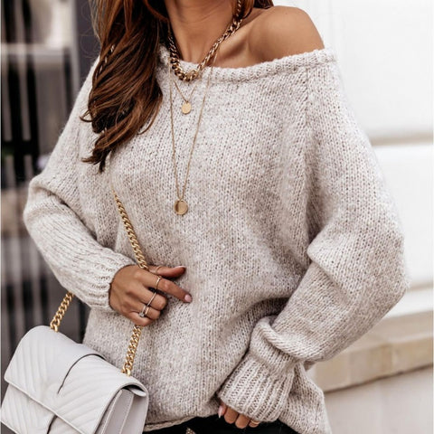 Plus Size 2023 Autumn Winter Long Sleeve Women Sweaters Pullovers Loose Oversized  O-Neck Knitted Warm Sweater Woman Jumper