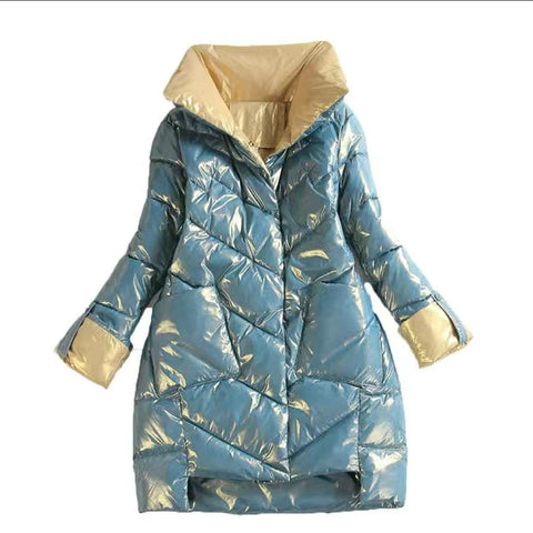 2023 New Winter Jacket High Quality stand-callor Coat Women Fashion Jackets Winter Warm Woman Clothing Casual Parkas