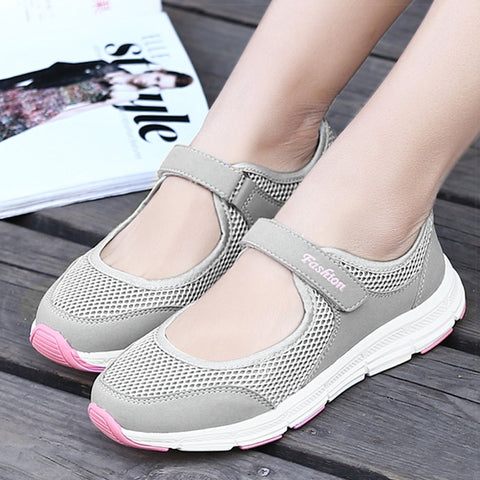 Back to school outfit Sonicelife  Women Shoes Breathable Vulcanized Shoes White Zapatillas Mujer Super Light Women Casual Shoes Sneakers Women 2022 Women Flat