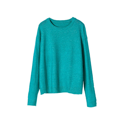 Sonicelife Toppies 2024 Autumn Winter Womens Sweater Knitted Tops Round Neck Pullover Sweater Korean Female Clothes Jumper
