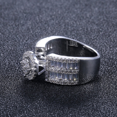 Luxury New Stylish Proposal Rings For Women With Micro Paved Wedding Engagement Rings Wholesale Lots&Bulk Rings
