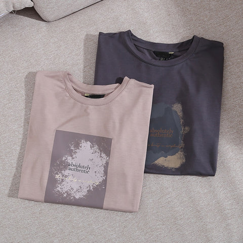 2023 Summer New Women Vintage Letter Print Cotton Tshirt Fashion Harajuku Tee Tops Female Camisetas De Mujer Femme