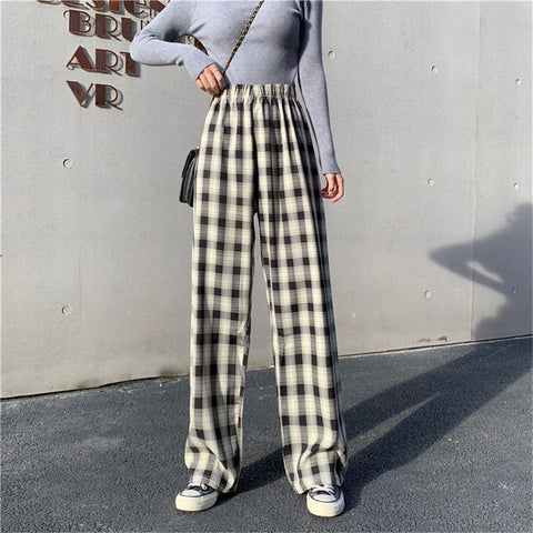 Sonicelife Sweatpants Women Clothes Pants Streetwear 2020 Winter Fashion Korean Style Wide Leg Harajuku Baggy Black High Waisted Vintage