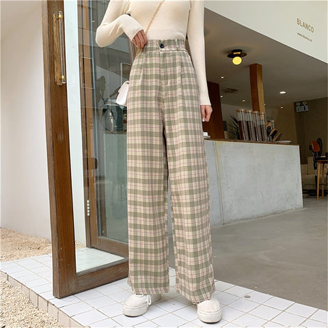 Sonicelife Sweatpants Women Clothes Pants Streetwear 2020 Winter Fashion Korean Style Wide Leg Harajuku Baggy Black High Waisted Vintage