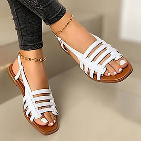 Sonicelife  Women's Sandals Summer Shoes Ladies Foam Woman Platform Sandals Slip On Beach Sandal For Woman Flat With Big Size