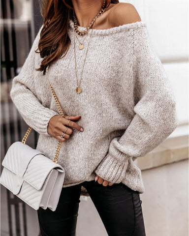 Plus Size 2023 Autumn Winter Long Sleeve Women Sweaters Pullovers Loose Oversized  O-Neck Knitted Warm Sweater Woman Jumper