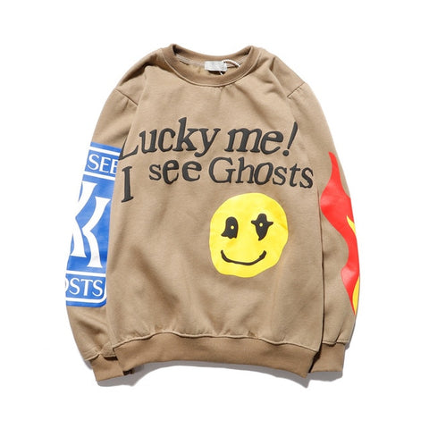 Sonicelife  West Graffiti Letter Print Plus Velvet Sweatshirt Men And Women Harajuku Fleece Hoodie Hip Hop Stranger Things Hooded