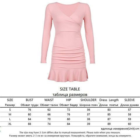 Weekeep  Side Split Square Collar Long Sleeve Spring Dress Women Knitted Bodycon Party Clubwear Mini Dresses 2023