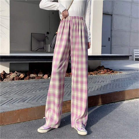 Sonicelife Sweatpants Women Clothes Pants Streetwear 2020 Winter Fashion Korean Style Wide Leg Harajuku Baggy Black High Waisted Vintage