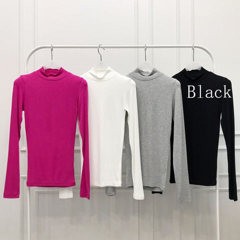 Sonicelife Christmas Gift Thin Summer Top  T Shirt Women 2024 Elasticity T-Shirt Korean Style Woman Clothes Slim Tshirt Female Casual Long Sleeve Tops