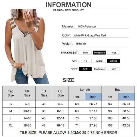 Sonicelife Summer Hollow Out Short Sleeve T-Shirts Women  Zipper V-Neck Casual Ladies Tops Fashion Female Streetwear Blouse Tee D30