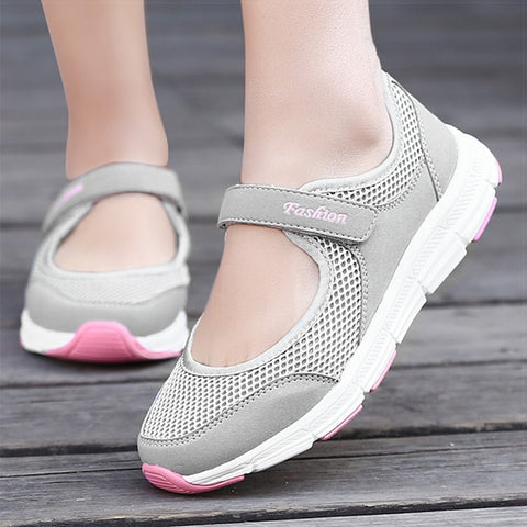 Back to school outfit Sonicelife  Women Shoes Breathable Vulcanized Shoes White Zapatillas Mujer Super Light Women Casual Shoes Sneakers Women 2022 Women Flat
