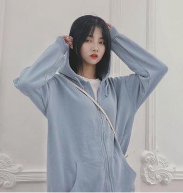 Women Hoodie 2023 Spring  Korean Long Sleeve Purple Sweetshirts Loose Casual Jacket Harajuku Hoodies Chic Female Clothing